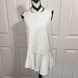 TIBI White Sleeveless Mini Dress